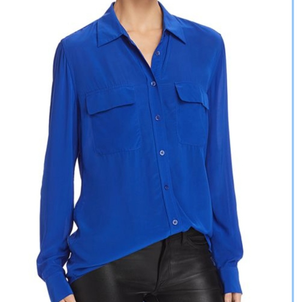 Hyper Blue EQUIPMENT Shirt